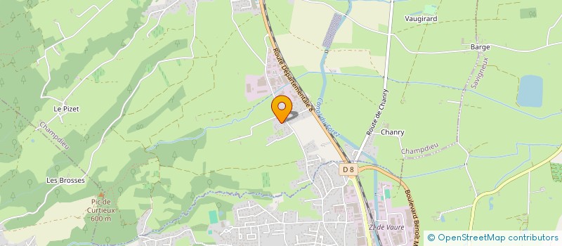 localisation de l'entreprise MONSIEUR MATTHIEU LOPEZ  CHAMPDIEU