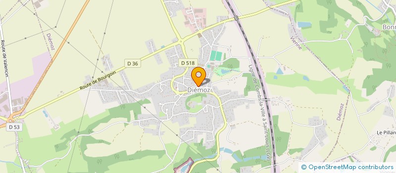 localisation de l'entreprise MONSIEUR MATTHIEU LOPIS  DIEMOZ