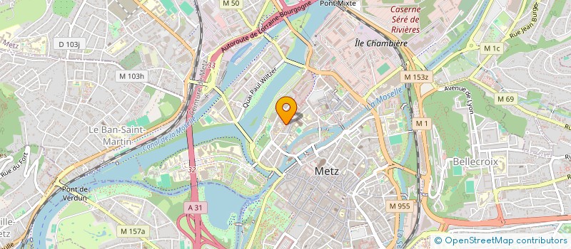 localisation de l'entreprise MONSIEUR MATTHIEU LOSSEROY  METZ