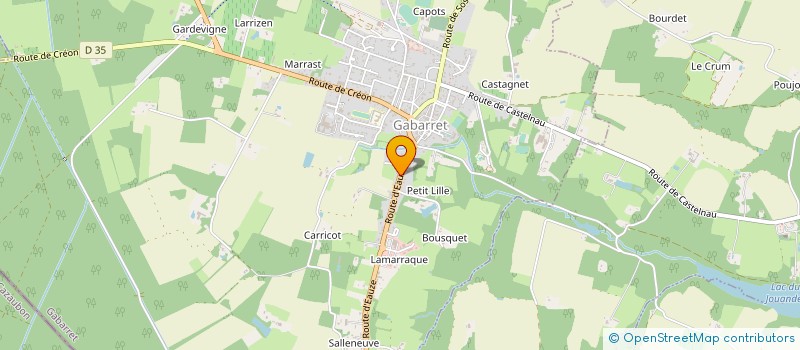 localisation de l'entreprise MONSIEUR MATTHIEU LOUIS  GABARRET