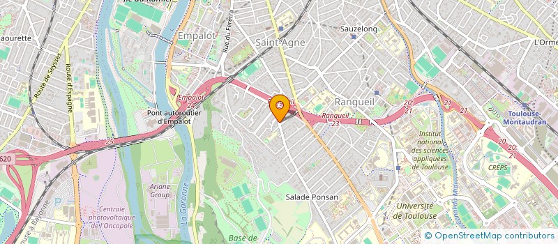 localisation de l'entreprise MONSIEUR MATTHIEU LUNION  TOULOUSE