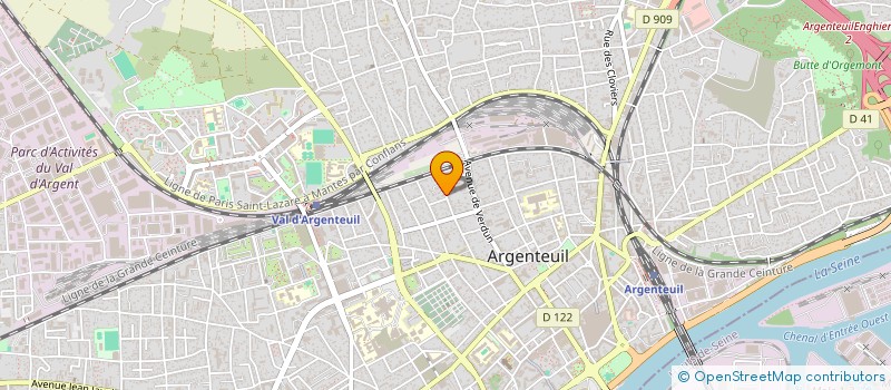 localisation de l'entreprise MONSIEUR MATTHIEU MACEDO  ARGENTEUIL