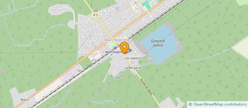 localisation de l'entreprise MONSIEUR MATTHIEU MAGAGNA  MARCHEPRIME