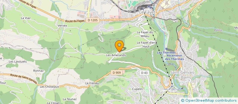 localisation de l'entreprise MONSIEUR MATTHIEU MAIGNE  SAINT-GERVAIS-LES-BAINS