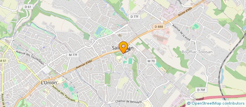 localisation de l'entreprise MONSIEUR MATTHIEU MAJEAU à TOULOUSE