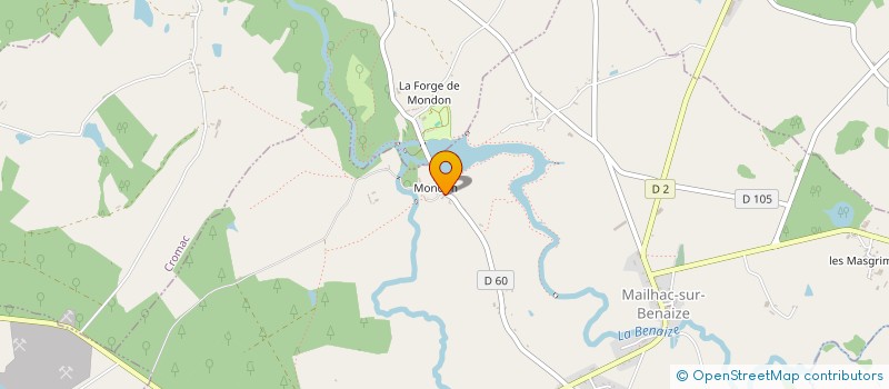 localisation de l'entreprise MONSIEUR MATTHIEU MALLET à CROMAC
