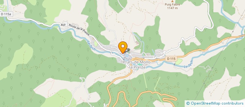 localisation de l'entreprise MONSIEUR MATTHIEU MALVOISIN  PRATS-DE-MOLLO-LA-PRESTE