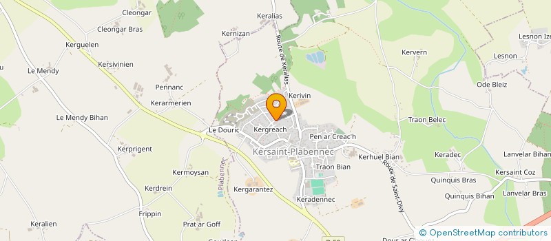 localisation de l'entreprise MONSIEUR MATTHIEU MANCINI  KERSAINT-PLABENNEC