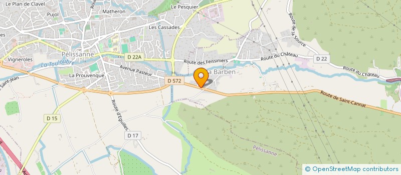 localisation de l'entreprise MONSIEUR MATTHIEU MAREC  LA BARBEN