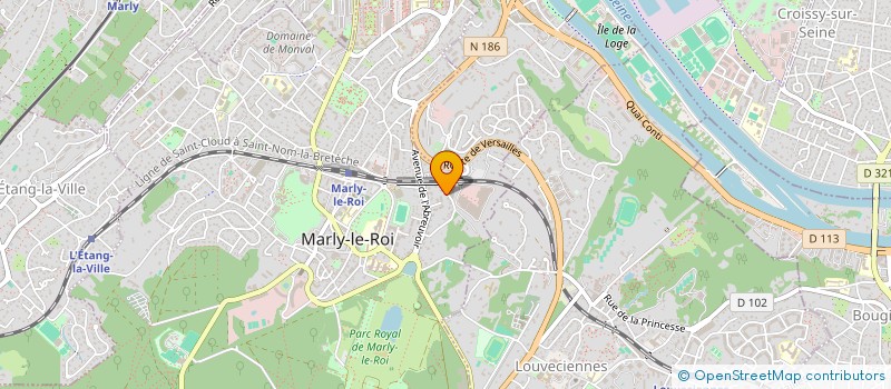 localisation de l'entreprise MONSIEUR MATTHIEU MARIEE  MAREIL-MARLY