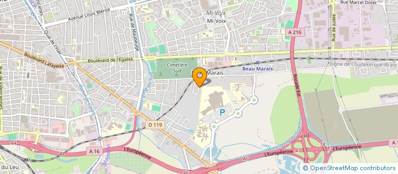 localisation de l'entreprise MONSIEUR MATTHIEU MARLE  NOUVELLE-EGLISE