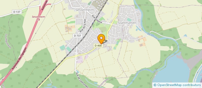 localisation de l'entreprise MONSIEUR MATTHIEU MARMILLOD  SESSENHEIM