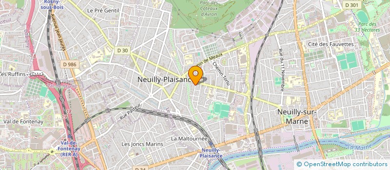 localisation de l'entreprise MONSIEUR MATTHIEU MARQUAILLE  NEUILLY-PLAISANCE