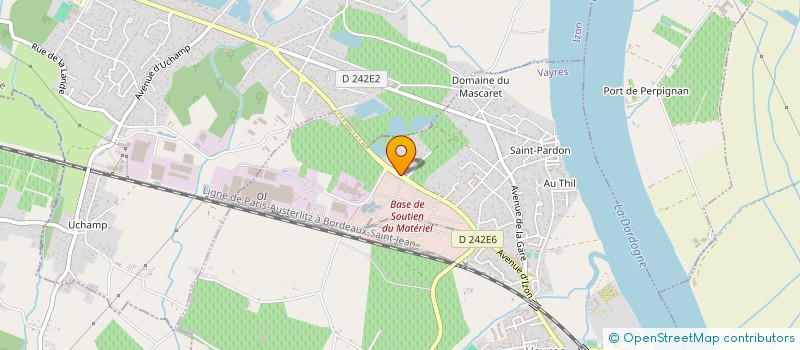 localisation de l'entreprise MONSIEUR MATTHIEU MARQUILLO  VAYRES