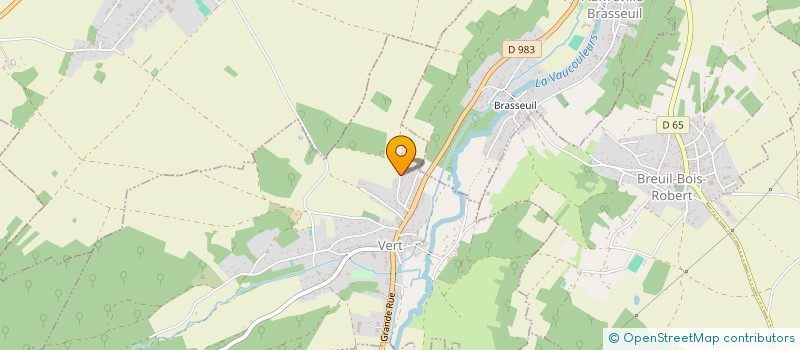 localisation de l'entreprise MONSIEUR MATTHIEU MARTEL  VERT