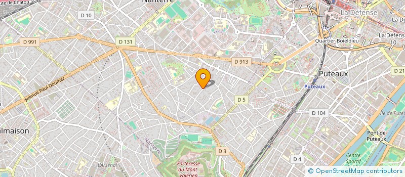 localisation de l'entreprise MONSIEUR MATTHIEU MARTI  NANTERRE