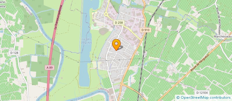 localisation de l'entreprise MONSIEUR MATTHIEU MARTINEAU  LIBOURNE