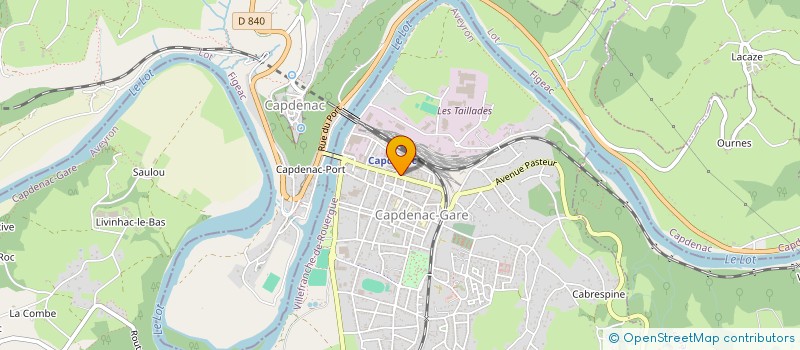 localisation de l'entreprise MONSIEUR MATTHIEU MARTINS à CAPDENAC-GARE