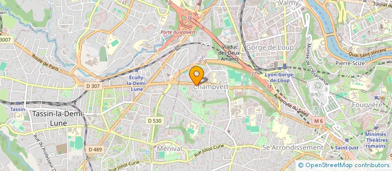 localisation de l'entreprise MONSIEUR MATTHIEU MARVANE à LYON