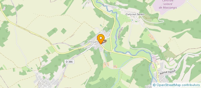 localisation de l'entreprise MONSIEUR MATTHIEU MATTHIEU CHEREAU  DISSANGIS