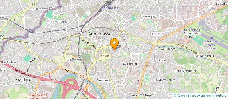 localisation de l'entreprise MONSIEUR MATTHIEU MAUBOUSSIN  ANNEMASSE