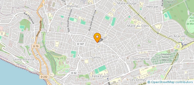 localisation de l'entreprise MONSIEUR MATTHIEU MAUREL  LE HAVRE