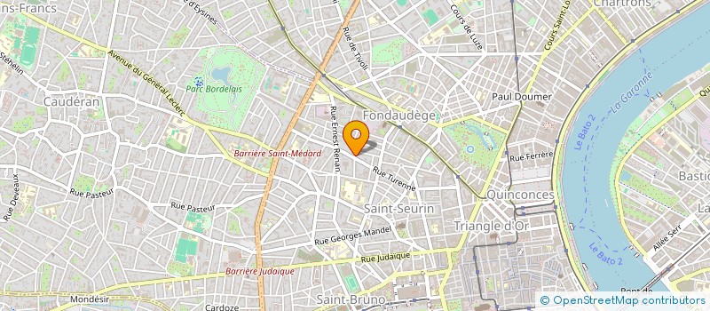 localisation de l'entreprise MONSIEUR MATTHIEU MAURIAL  BORDEAUX