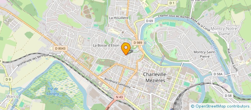 localisation de l'entreprise MONSIEUR MATTHIEU MAURICE DEVILLEZ à CHARLEVILLE-MEZIERES