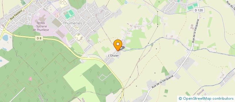 localisation de l'entreprise MONSIEUR MATTHIEU MAXIME DUBUS  THUMERIES