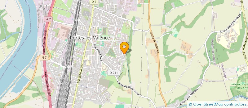 localisation de l'entreprise MONSIEUR MATTHIEU MENNESSON à PORTES-LES-VALENCE