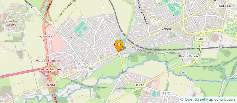 localisation de l'entreprise MONSIEUR MATTHIEU MERCIER  BRETTEVILLE-SUR-ODON