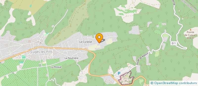 localisation de l'entreprise MONSIEUR MATTHIEU METIVIER  CUGES-LES-PINS