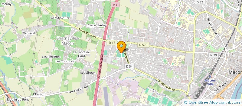 localisation de l'entreprise MONSIEUR MATTHIEU MEUNIER à CHARNAY-LES-MACON