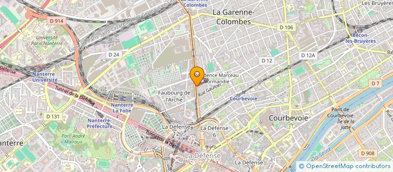 localisation de l'entreprise MONSIEUR MATTHIEU MEYER à COURBEVOIE