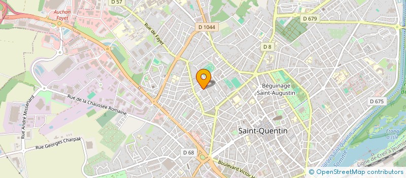 localisation de l'entreprise MONSIEUR MATTHIEU MICHALAK à SAINT-QUENTIN