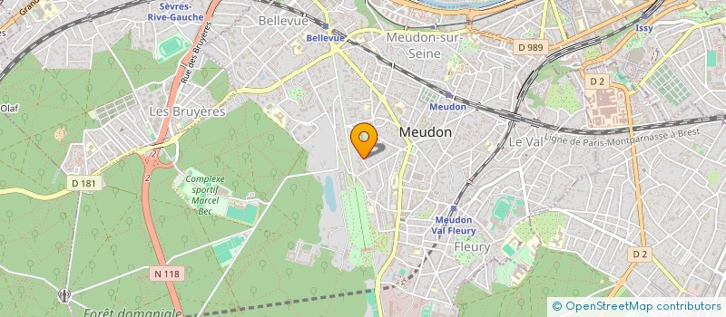 localisation de l'entreprise MONSIEUR MATTHIEU MICHON à MEUDON