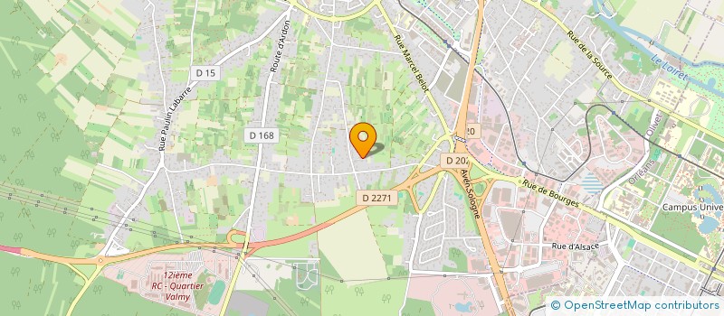 localisation de l'entreprise MONSIEUR MATTHIEU MICHOT à OLIVET