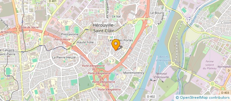 localisation de l'entreprise MONSIEUR MATTHIEU MILLET à HEROUVILLE SAINT CLAIR