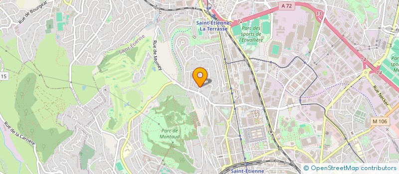 localisation de l'entreprise MONSIEUR MATTHIEU MILLET à SAINT-ETIENNE