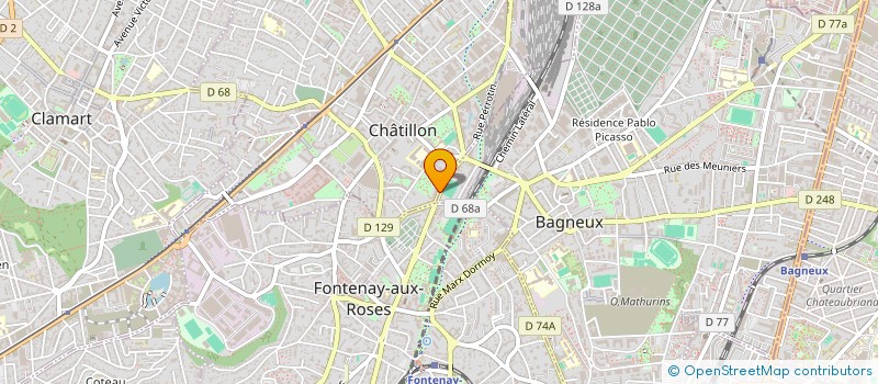 localisation de l'entreprise MONSIEUR MATTHIEU MILOCCO à CHATILLON