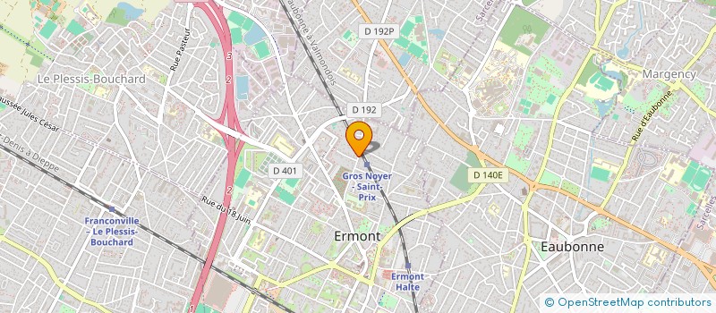 localisation de l'entreprise MONSIEUR MATTHIEU MOANDA  ERMONT