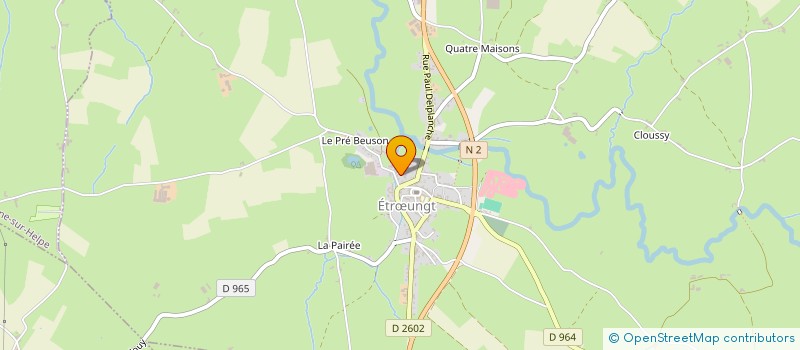 localisation de l'entreprise MONSIEUR MATTHIEU MONNANTEUIL  ETRUNGT