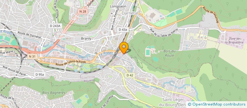 localisation de l'entreprise MONSIEUR MATTHIEU MONTAUZAN  SAINT-LEGER-DU-BOURG-DENIS