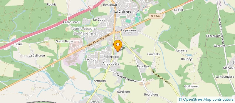 localisation de l'entreprise MONSIEUR MATTHIEU MONTEIRO à SAINT-GEOURS-DE-MAREMNE