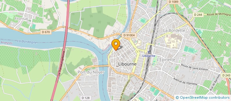 localisation de l'entreprise MONSIEUR MATTHIEU MORAGAS  LIBOURNE