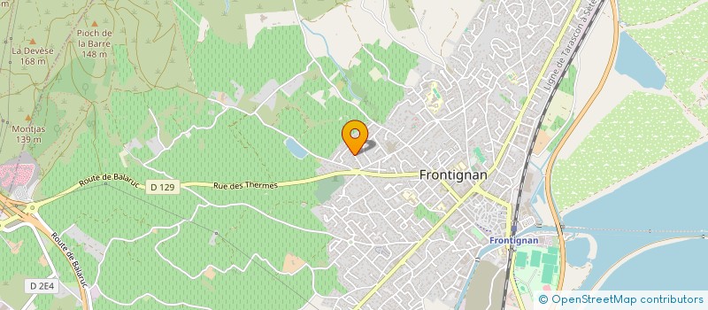 localisation de l'entreprise MONSIEUR MATTHIEU MOREAU à FRONTIGNAN