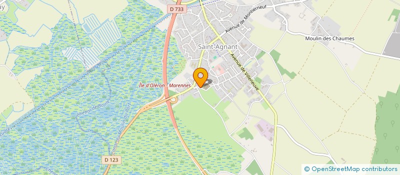 localisation de l'entreprise MONSIEUR MATTHIEU MOREAU  SAINT-AGNANT