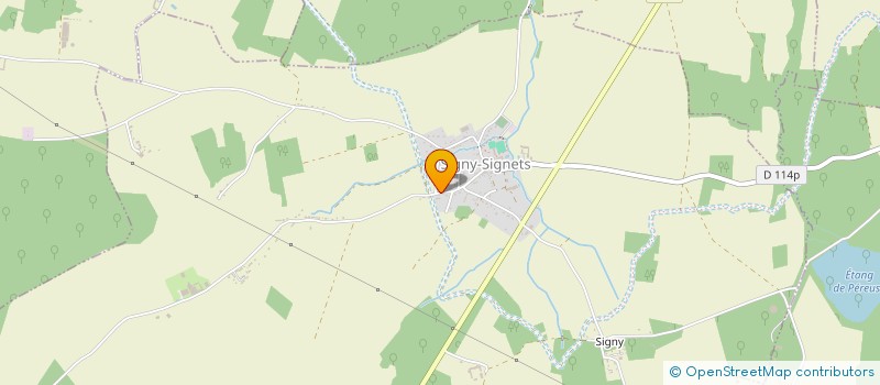 localisation de l'entreprise MONSIEUR MATTHIEU MOREAU  SIGNY-SIGNETS