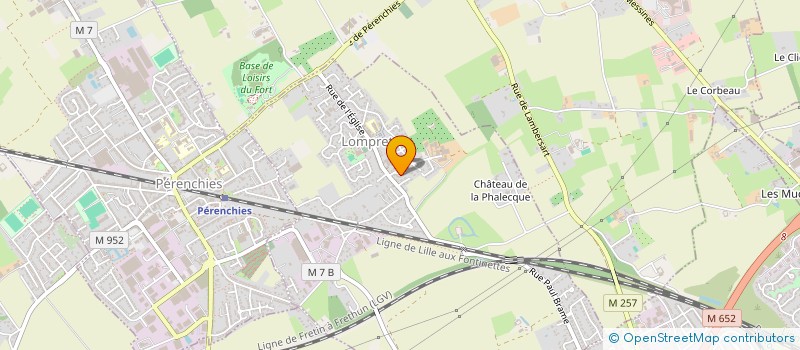 localisation de l'entreprise MONSIEUR MATTHIEU MOREL  LOMPRET