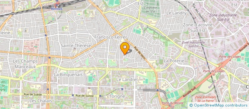 localisation de l'entreprise MONSIEUR MATTHIEU MORIN  RENNES